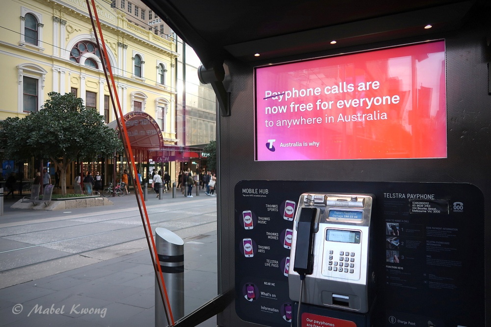 Payphone, Bourke Street Mall, Melbourne, Australia (01)